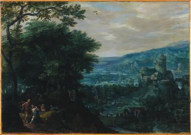 Gillis van Coninxloo Landscape with Venus and Adonis china oil painting image